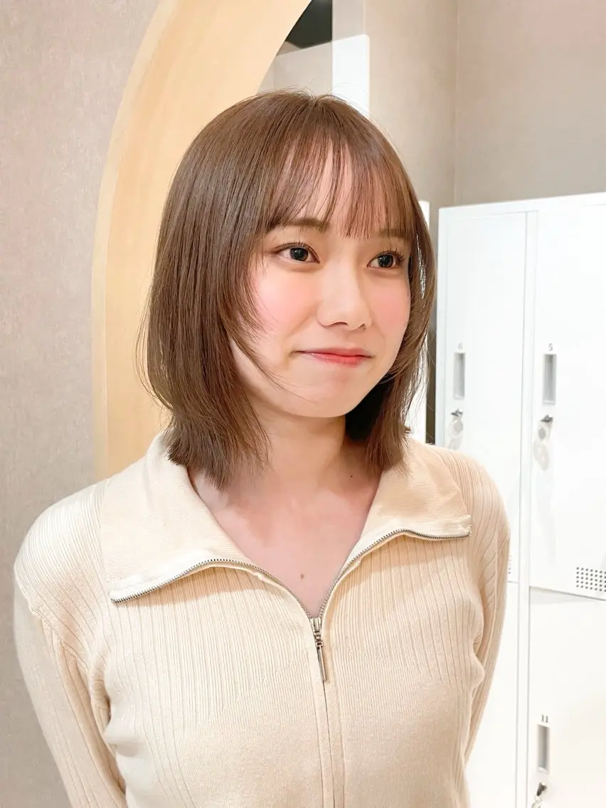 ブリーチなしダブルカラー🩵の写真