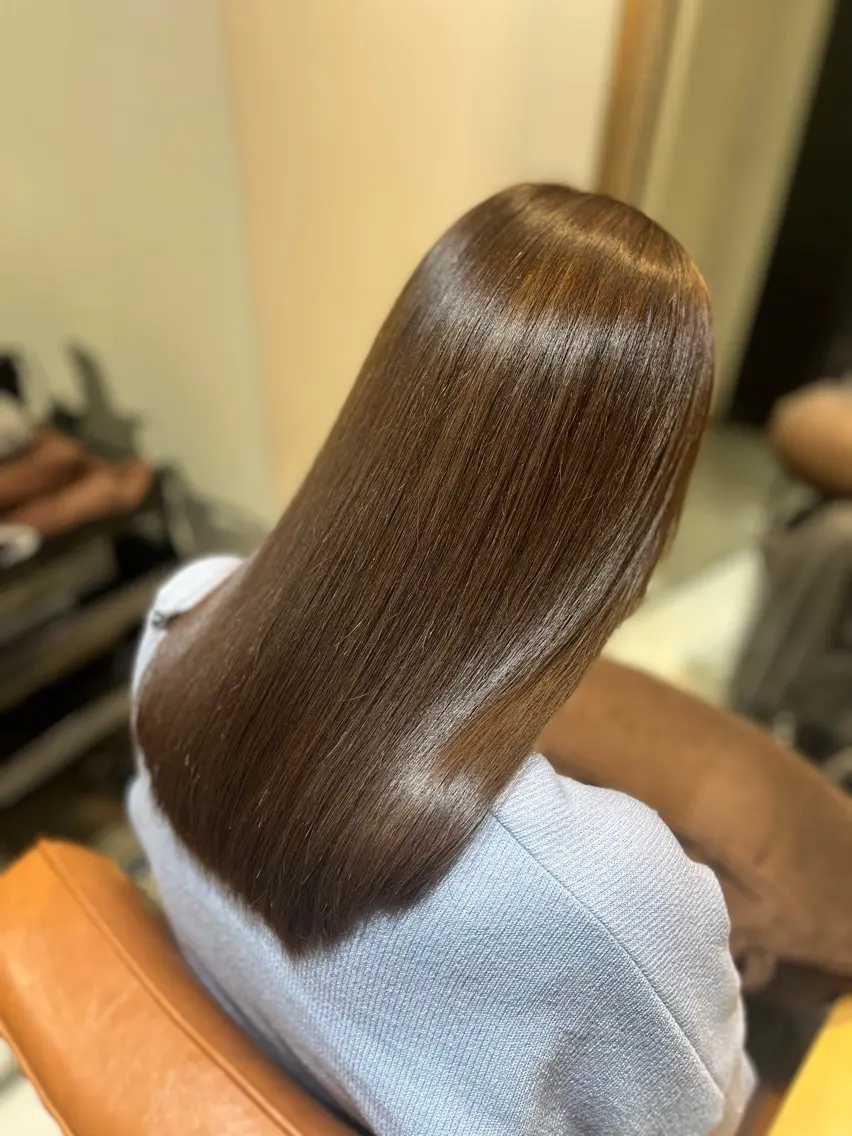 ロング カラー トリートメント パーソナル診断 髪質改善TRのヘアスタイル