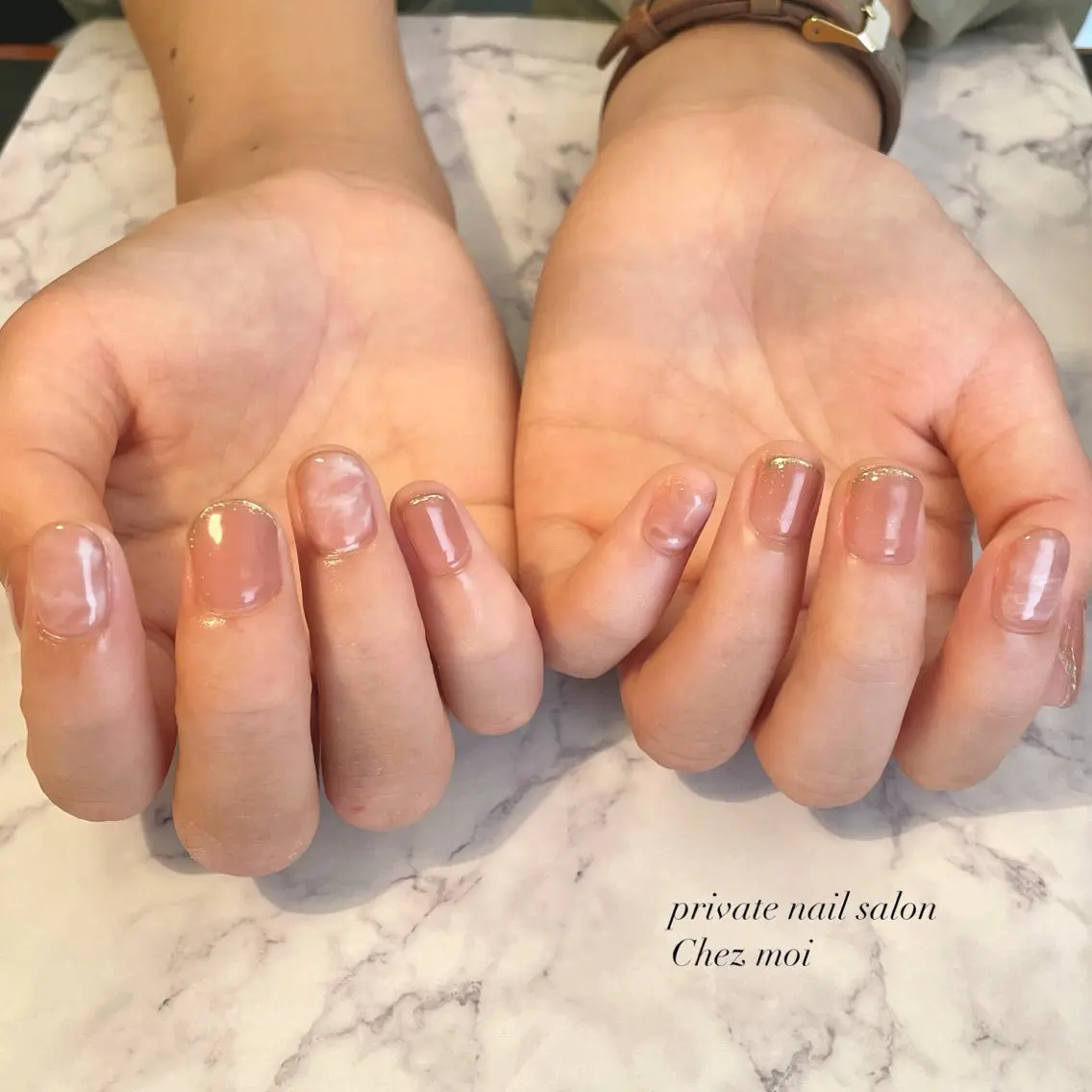ネイル ニュアンスネイル KOMINE TOMOKOのネイルデザイン