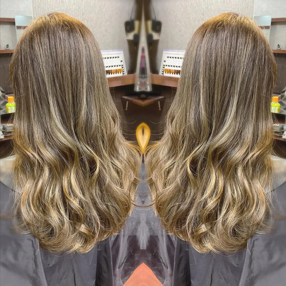 ロング カラー ヘアアレンジ 透明感カラー ハイライトカラー ハイライト Luzir⭐︎ GEN⭐︎のヘアスタイル