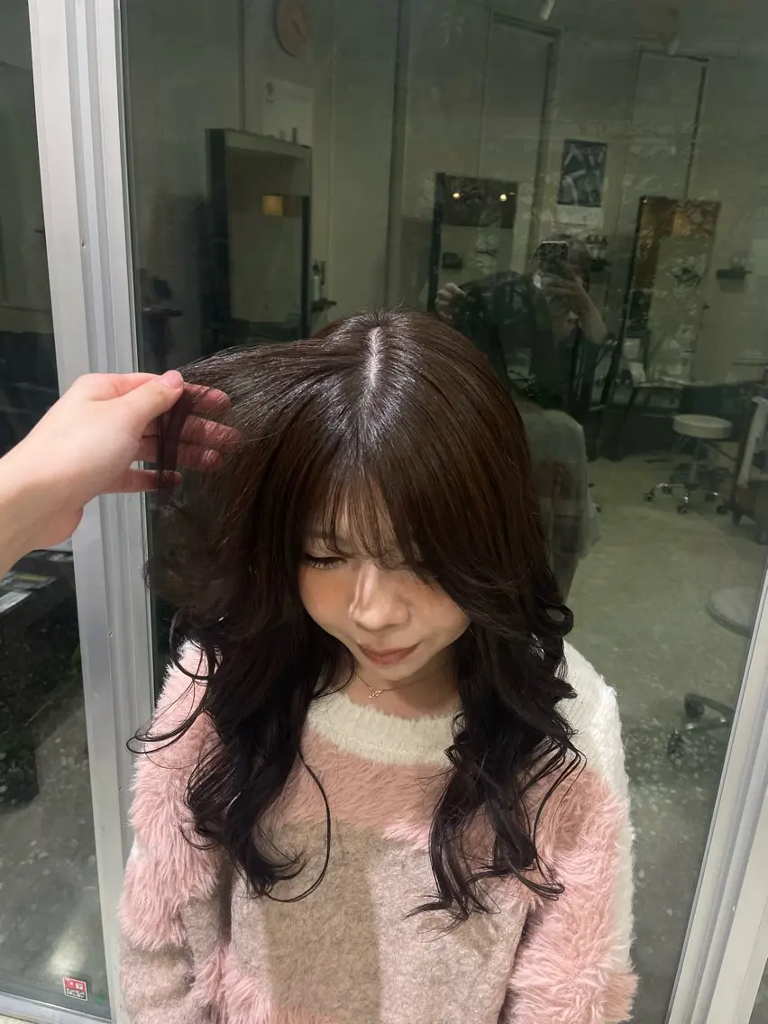 カラー ヘアカラー 尾﨑 ひよりのヘアスタイル