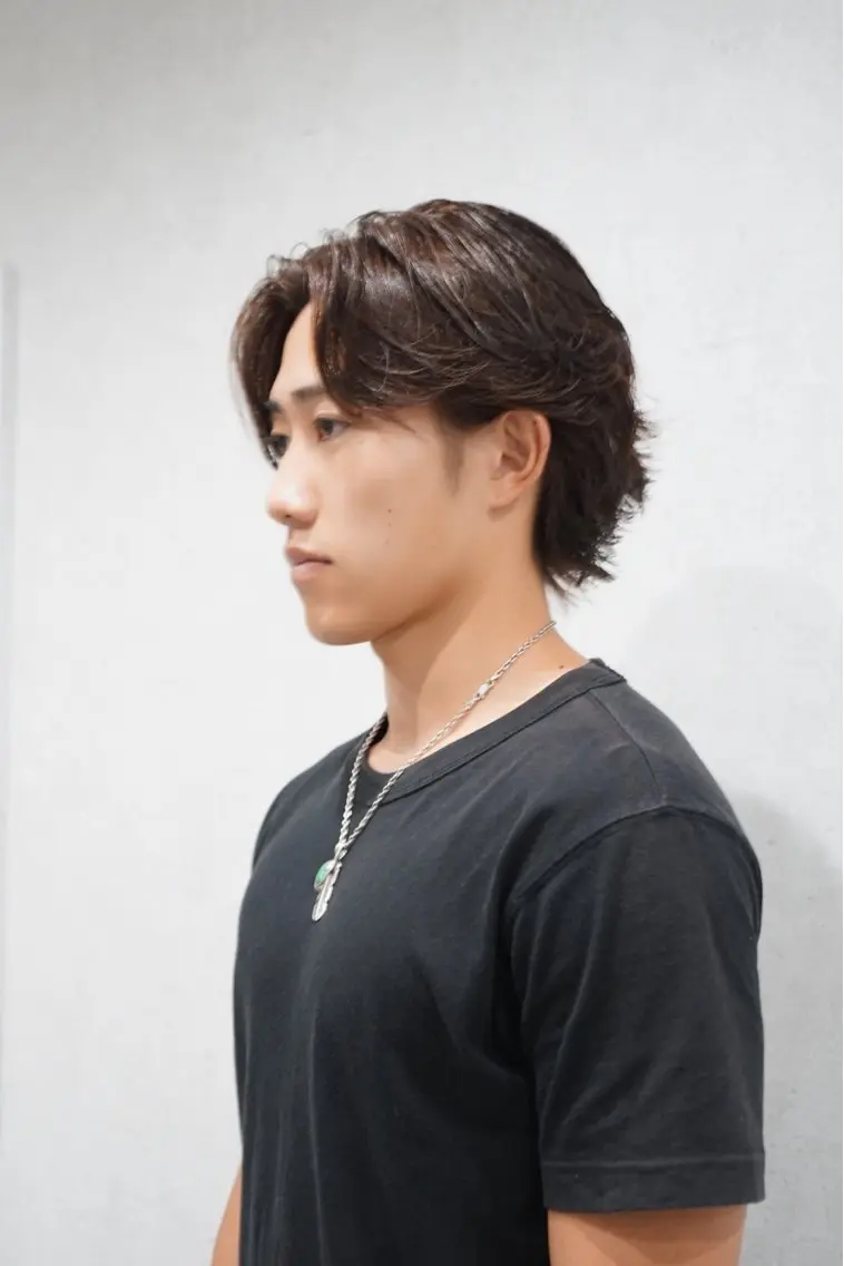 ミディアム パーマ men’s hair / 隼翔のヘアスタイル