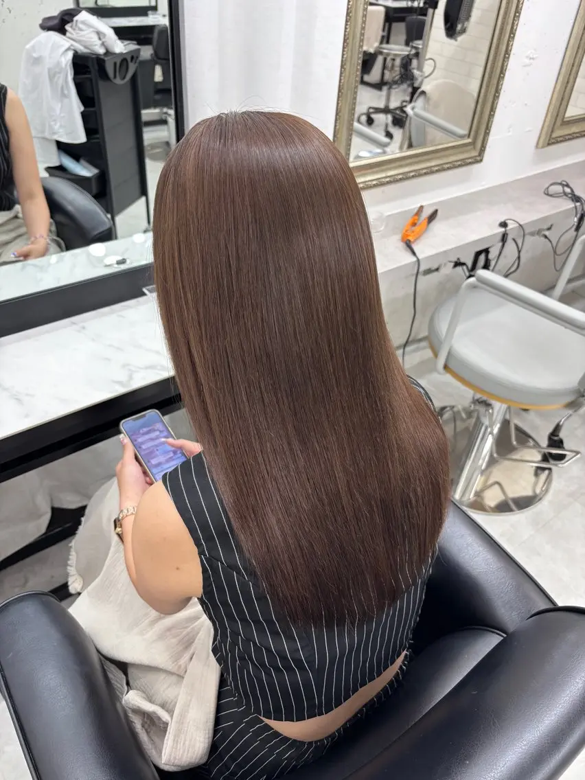 ロング カラー ヘアカラー ブリーチ/エクステ モデル募集中🖤のヘアスタイル