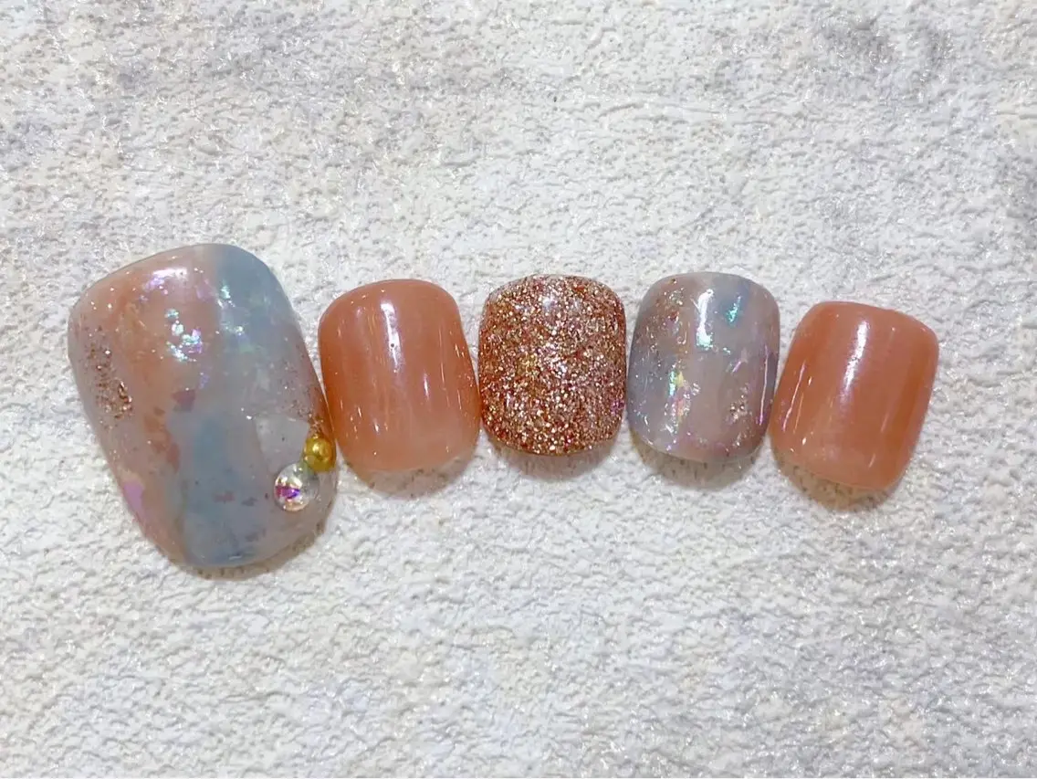 ネイル フットネイル nailst MIKUのネイルデザイン