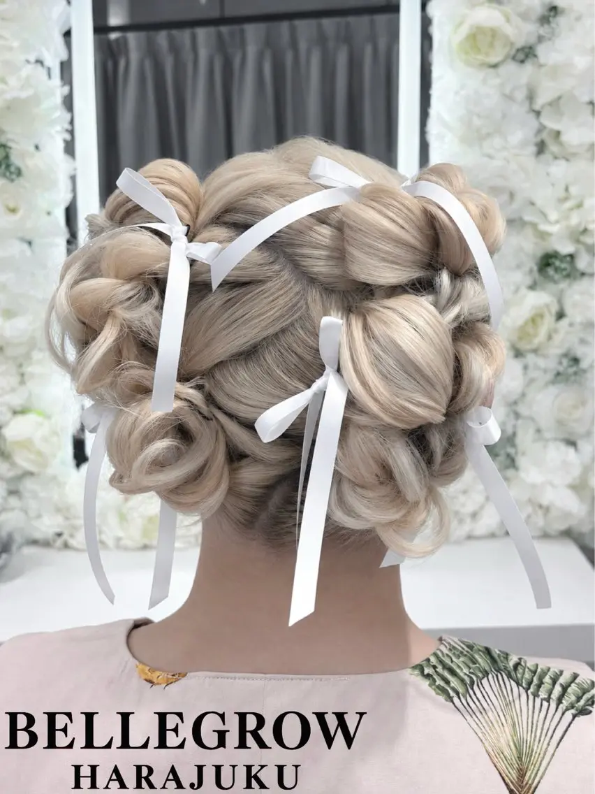 ヘアアレンジ ヘアセット ベルグロー原宿 🦋ꜱᴀᴋᴜʀᴀのヘアスタイル