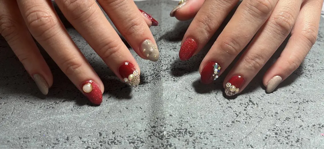 ネイル 冬ネイル クリスマス Mimi Nailのネイルデザイン