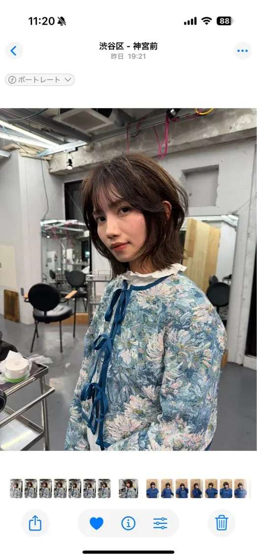 ミディアム 似合わせカット 平沼 祐哉/パーマのヘアスタイル