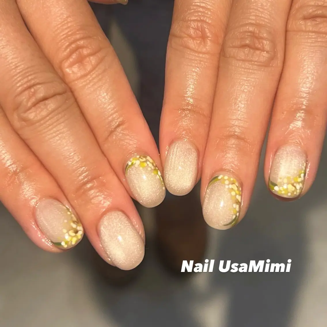 ネイル アートネイル ジェルネイル パラジェル ピンク ハンドネイル 本町ネイルNail UsaMimiのネイルデザイン
