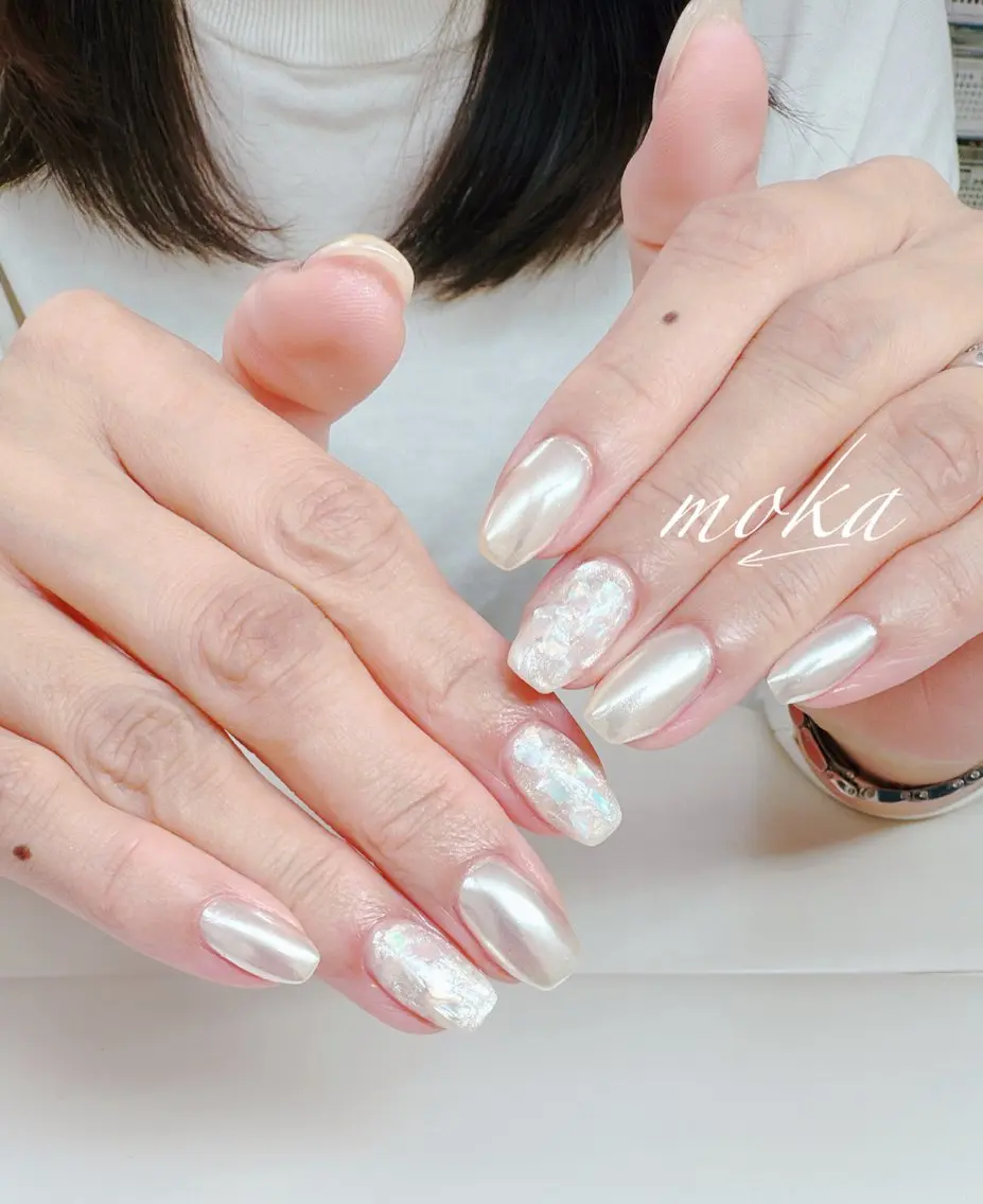 ネイル ハンドネイル ハンドケア 胡蝶蘭レディースサロ ンNailMOKAのネイルデザイン