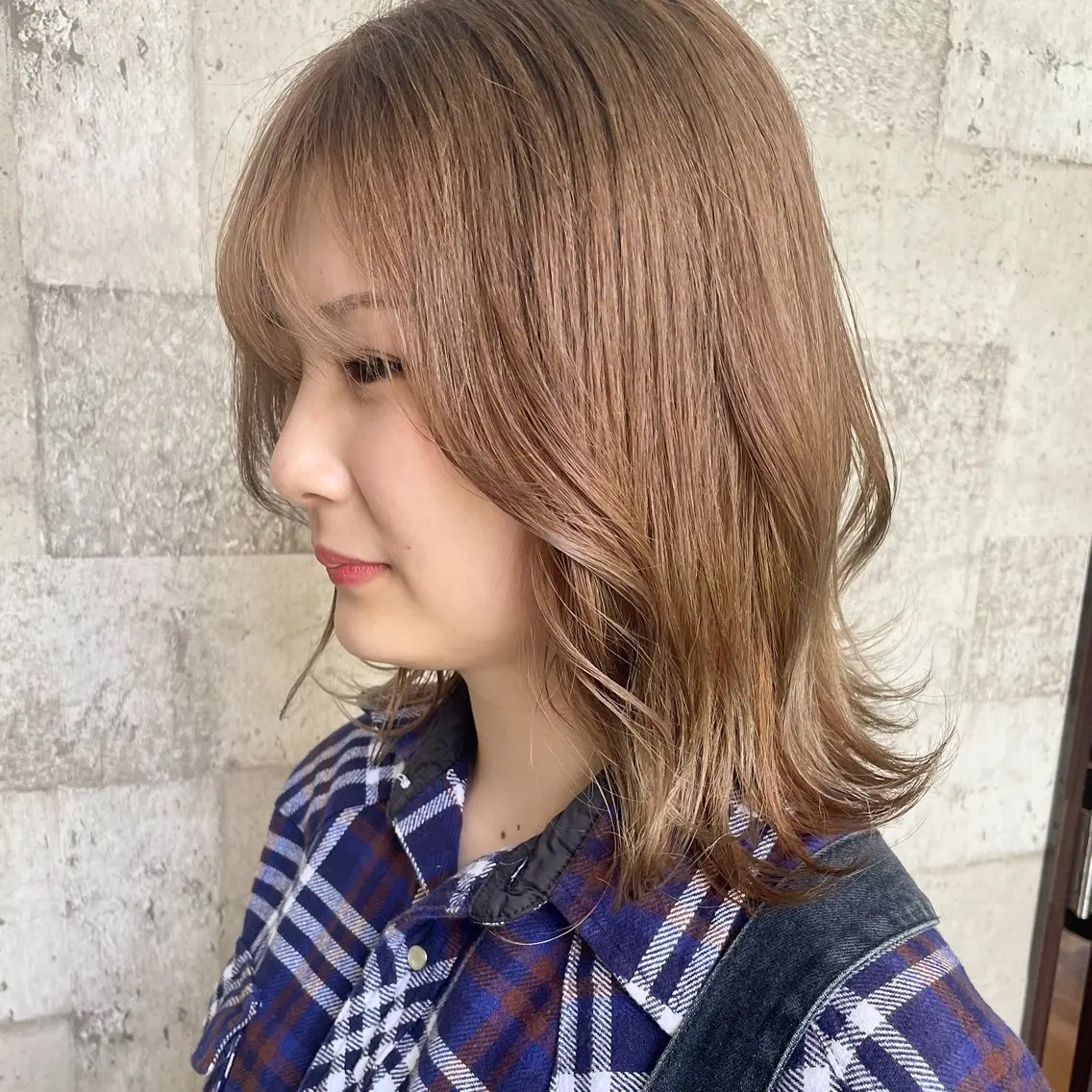 ミディアム ヘアカラー 🫧レイナ 🫧 ツヤ髪／艶カラー🫧のヘアスタイル