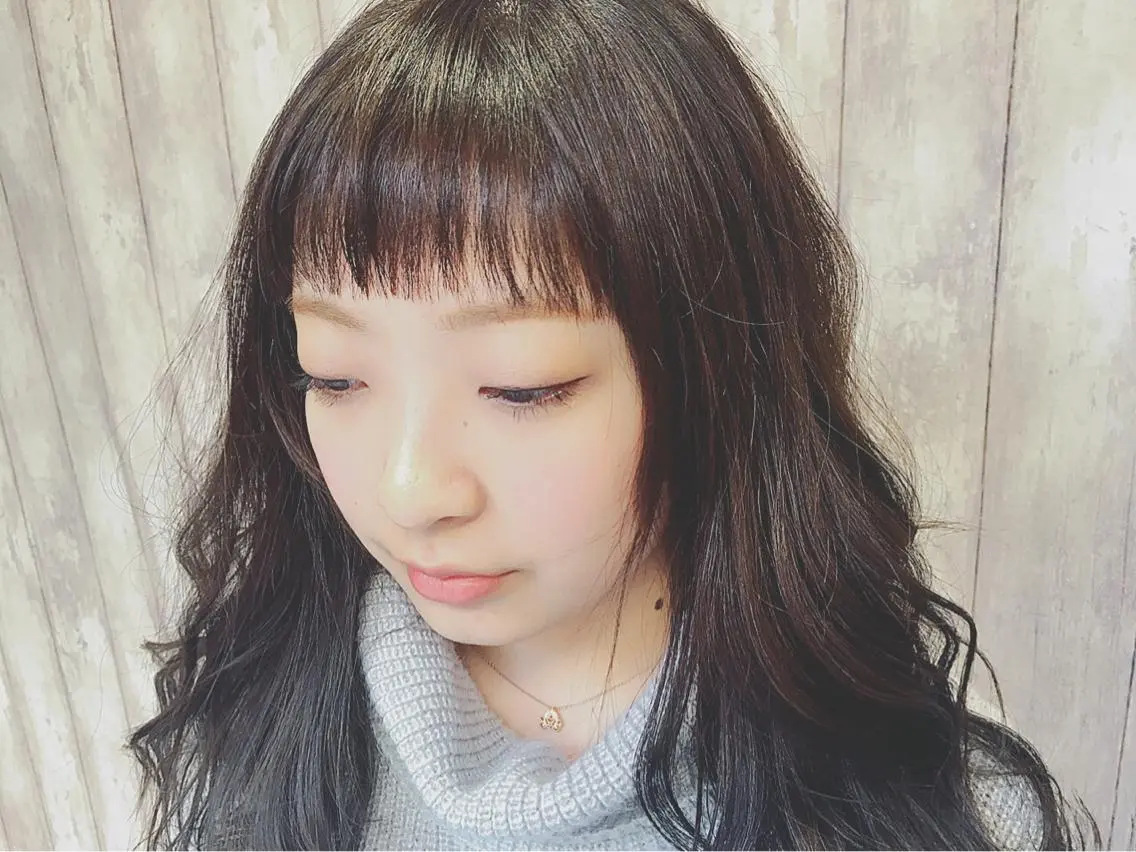 ロング カラー グレージュ boutique misakiのヘアスタイル