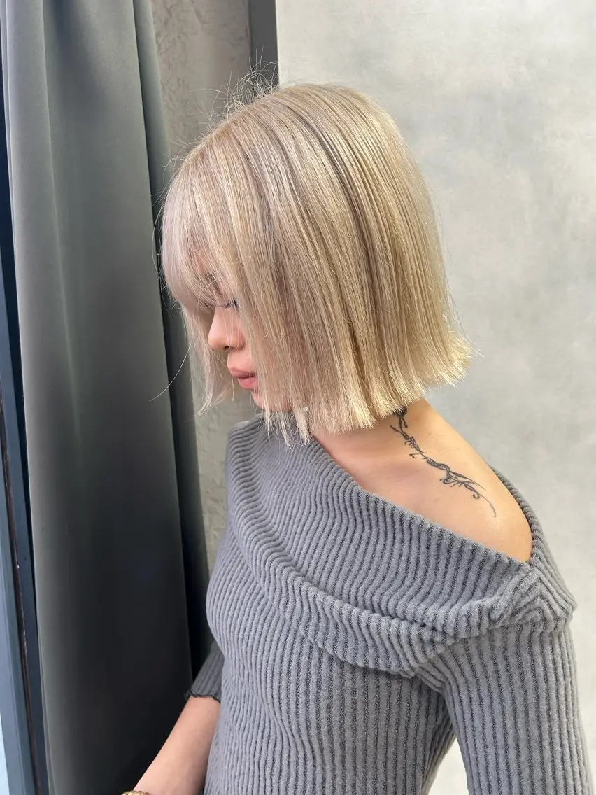 ショート カラー ヘアカラー メンズ多数⚡ブリーチ 特化💚Acchonのヘアスタイル