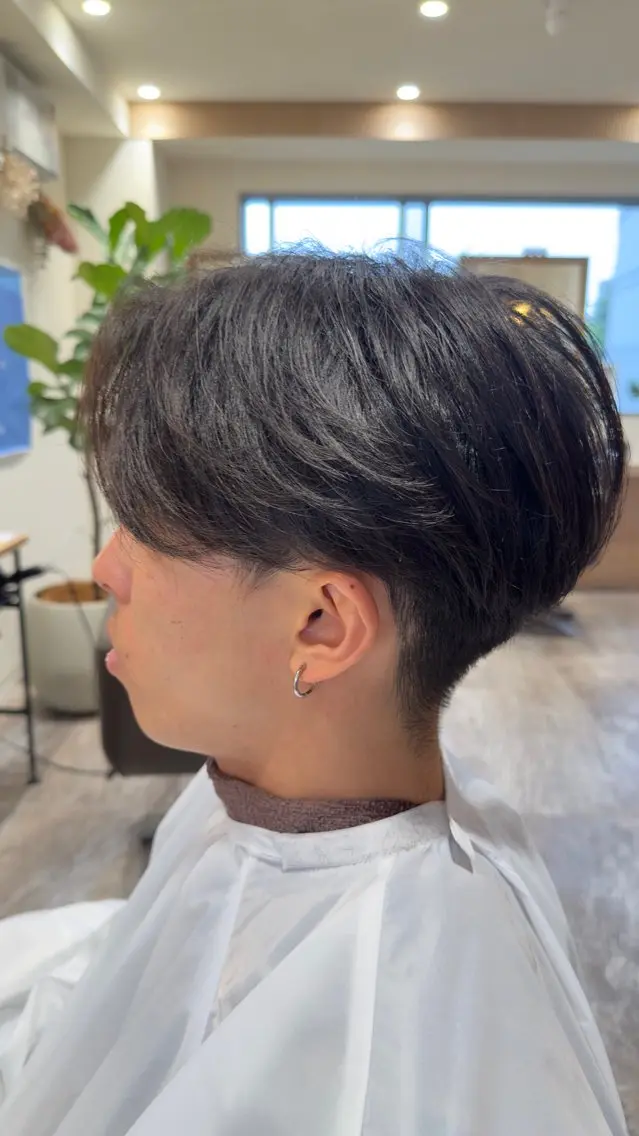 ショート パーマ メンズ 【メンズパーマ】比嘉 啓人のヘアスタイル