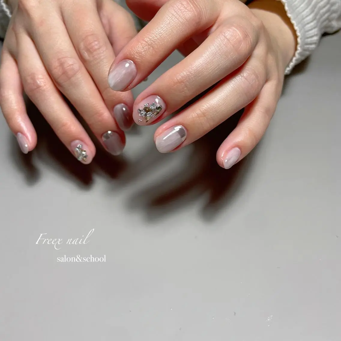 ネイル ニュアンスネイル ハンドネイル ハンドケア freex nail /ニュアンス/個性派のネイルデザイン