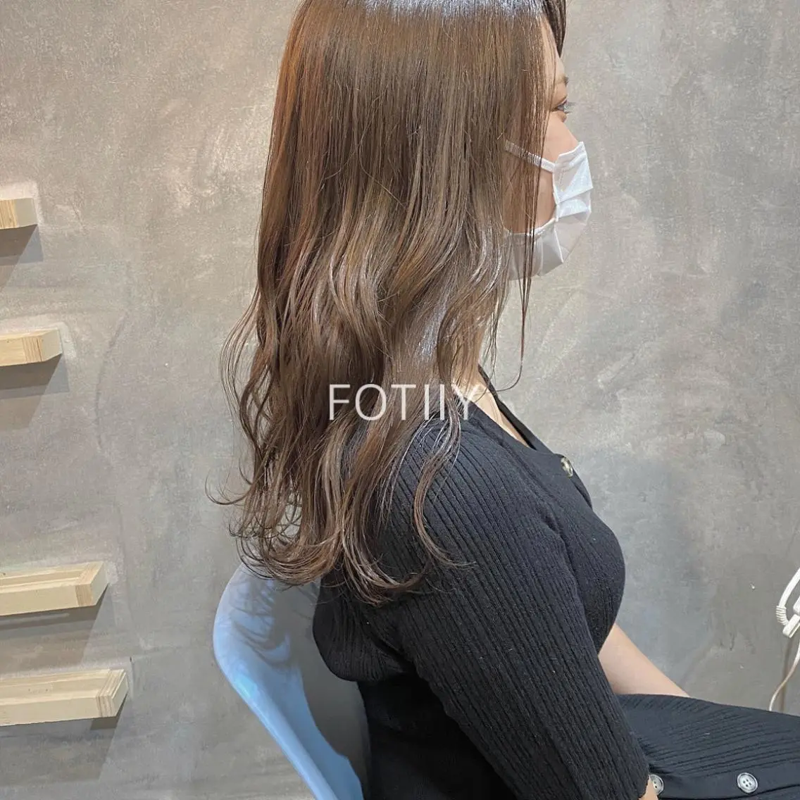 ロング カラー CLUTCH天王寺 西藤遥河のヘアスタイル