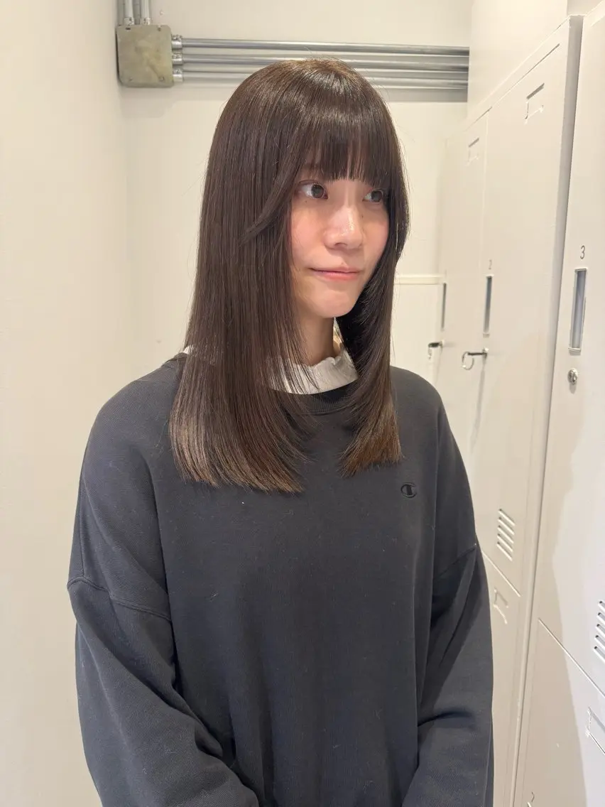 ロング カラー 髪質改善 カット ヘアカラー トリートメント 縮毛矯正/レイヤー /kirara🌼のヘアスタイル