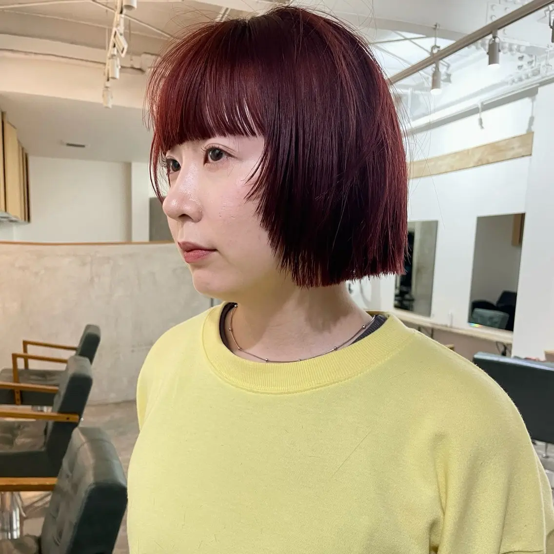 🪷【ダメージレス】カット＆縮毛矯正&カラー&2step treatment🪷 【縮毛矯正/ボブ/レイヤー/パーマ】の写真