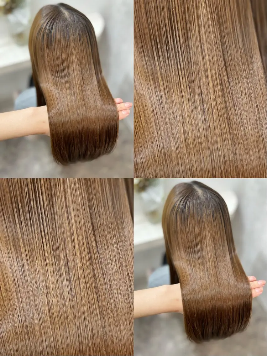 ロング カット 縮毛矯正 トリートメント 🍀みちか🍀 lovis💕大宮のヘアスタイル