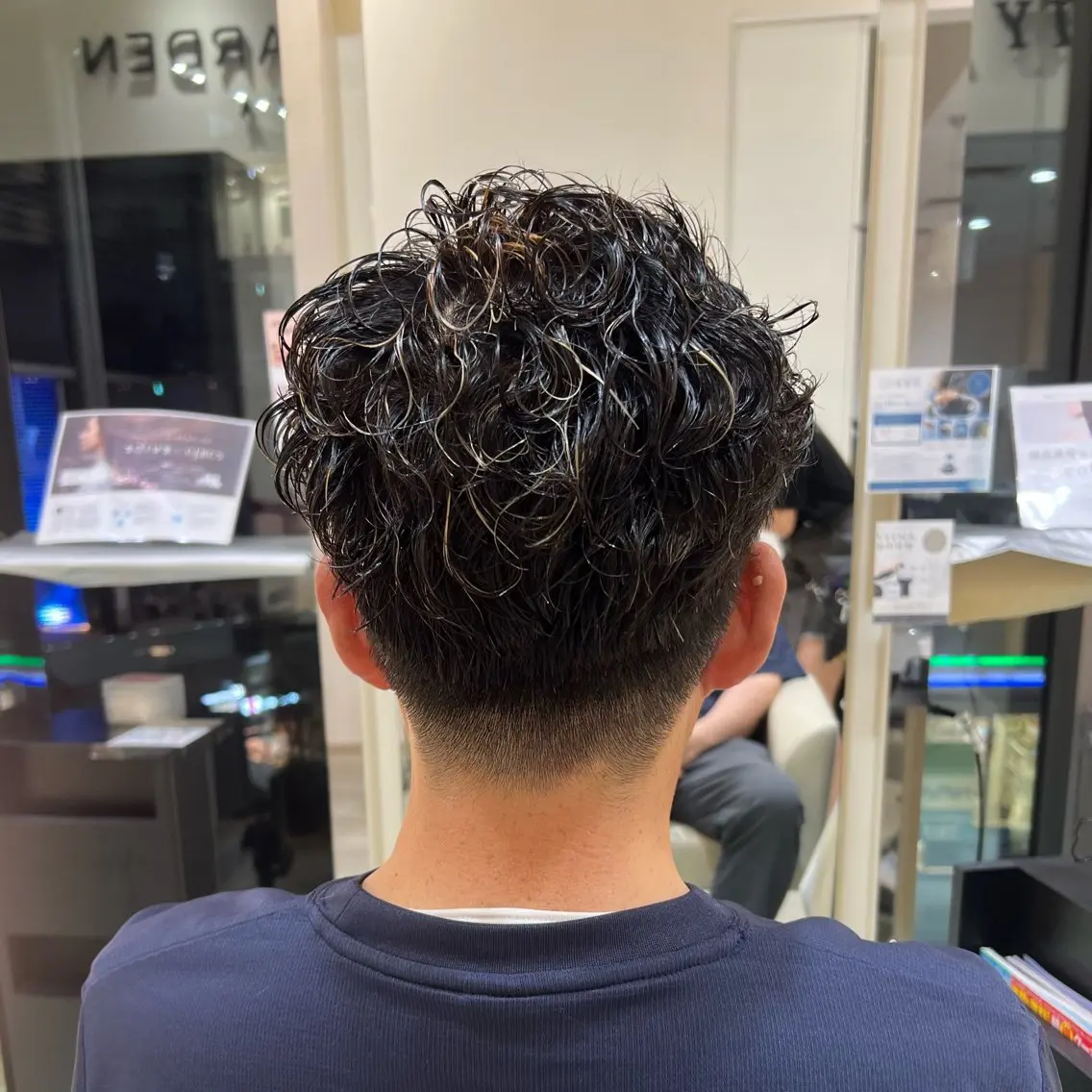 パーマ メンズ パーマ 近藤 羽南のヘアスタイル