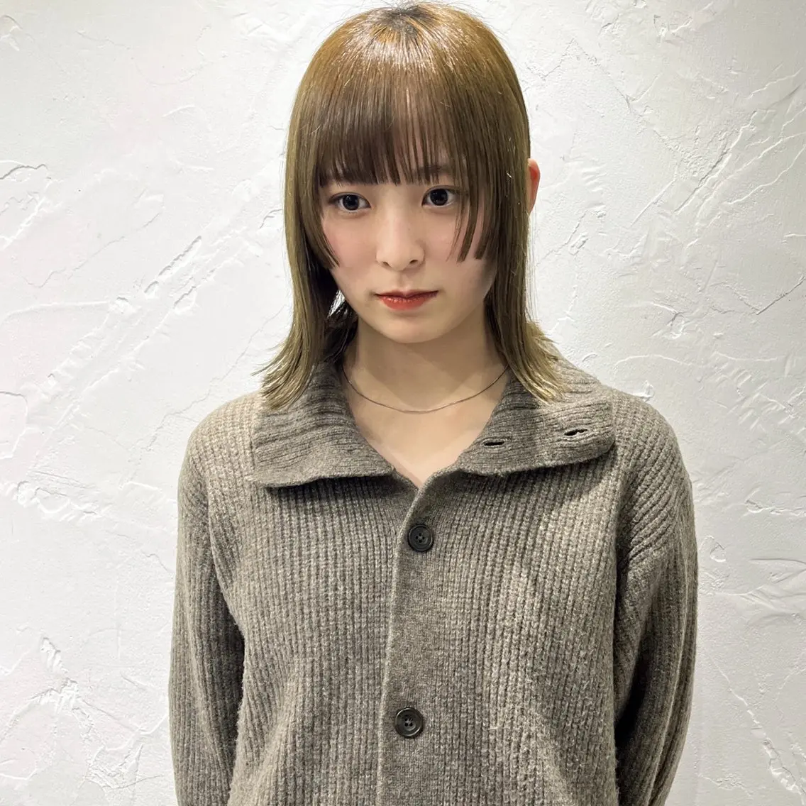 ショート ボブ 顔周りカット 伸ばしかけ 無料カットモデル ユナのヘアスタイル