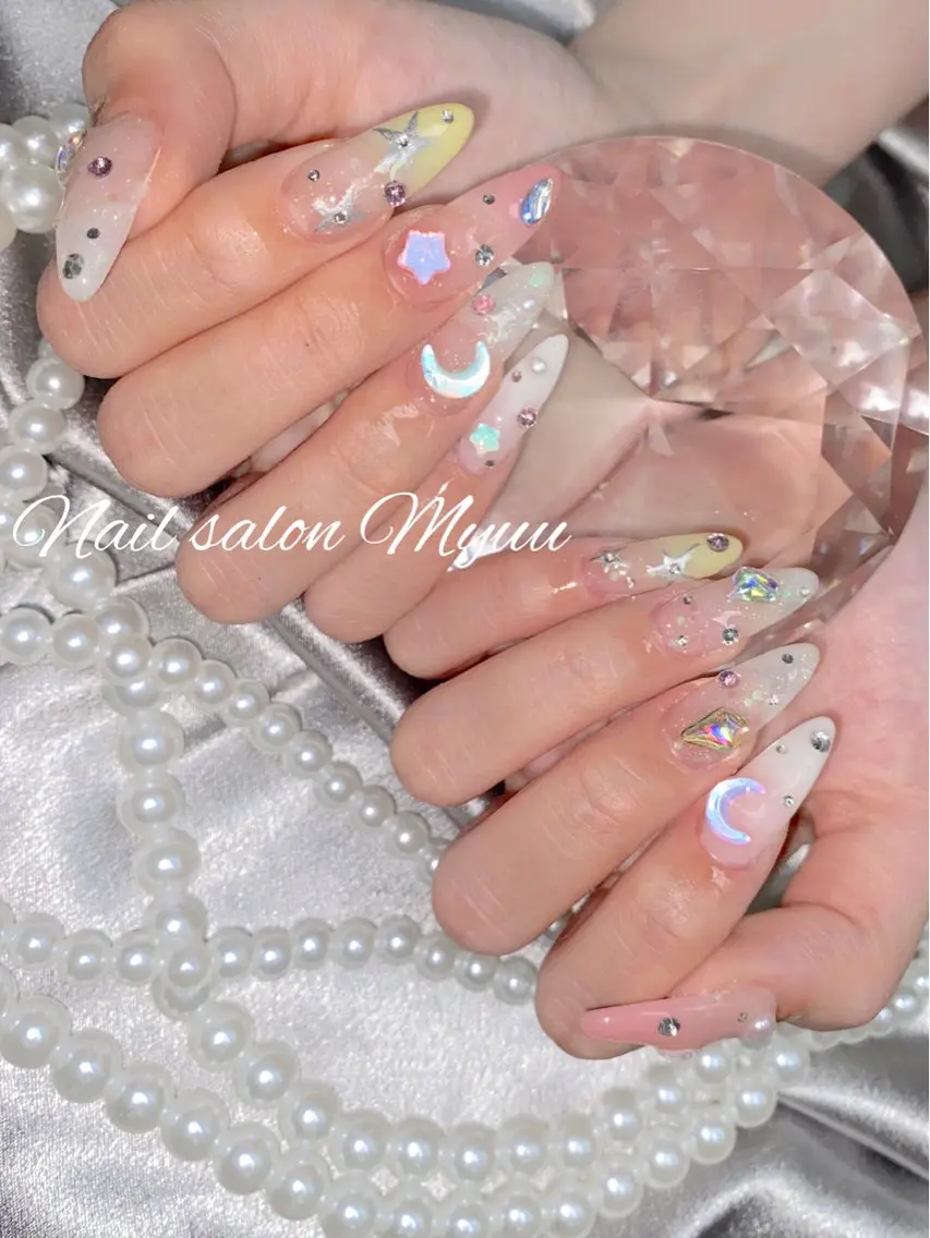 ネイル 持ち込み スカルプネイル ネイルチップ ハンドネイル Nailsalon Myuu笠原のネイルデザイン