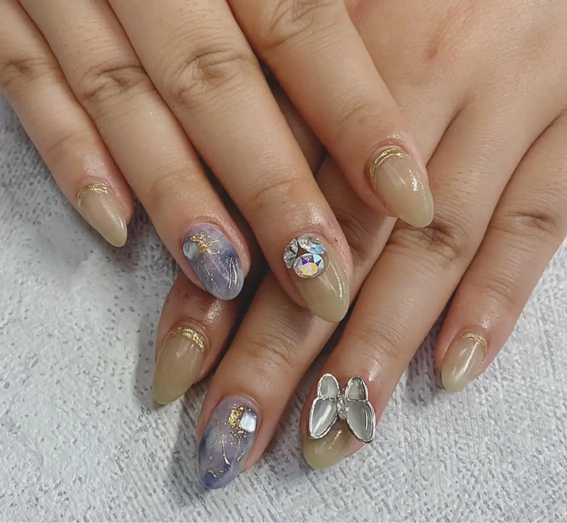 ネイル ニュアンスネイル 𝑺 𝒏𝒂𝒊𝒍✳︎のネイルデザイン