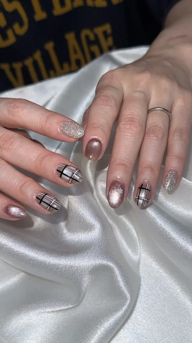 ネイル マグネットネイル Nail Salon Ray しおりのネイルデザイン