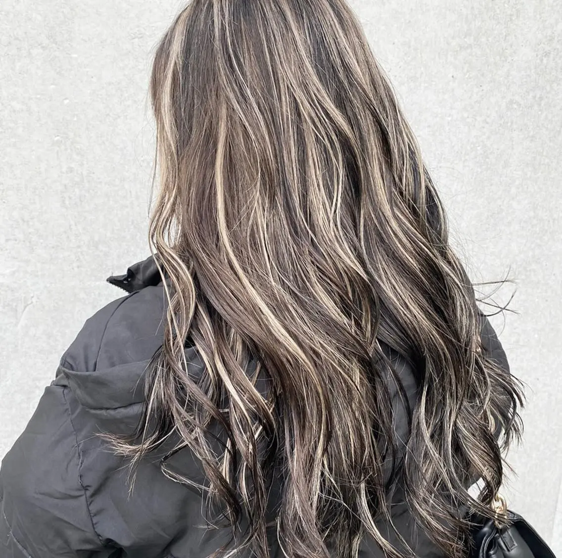 ロング カラー ハイライトカラー ハイライト ヘアカラー カラー職人 なかもと たつひろのヘアスタイル