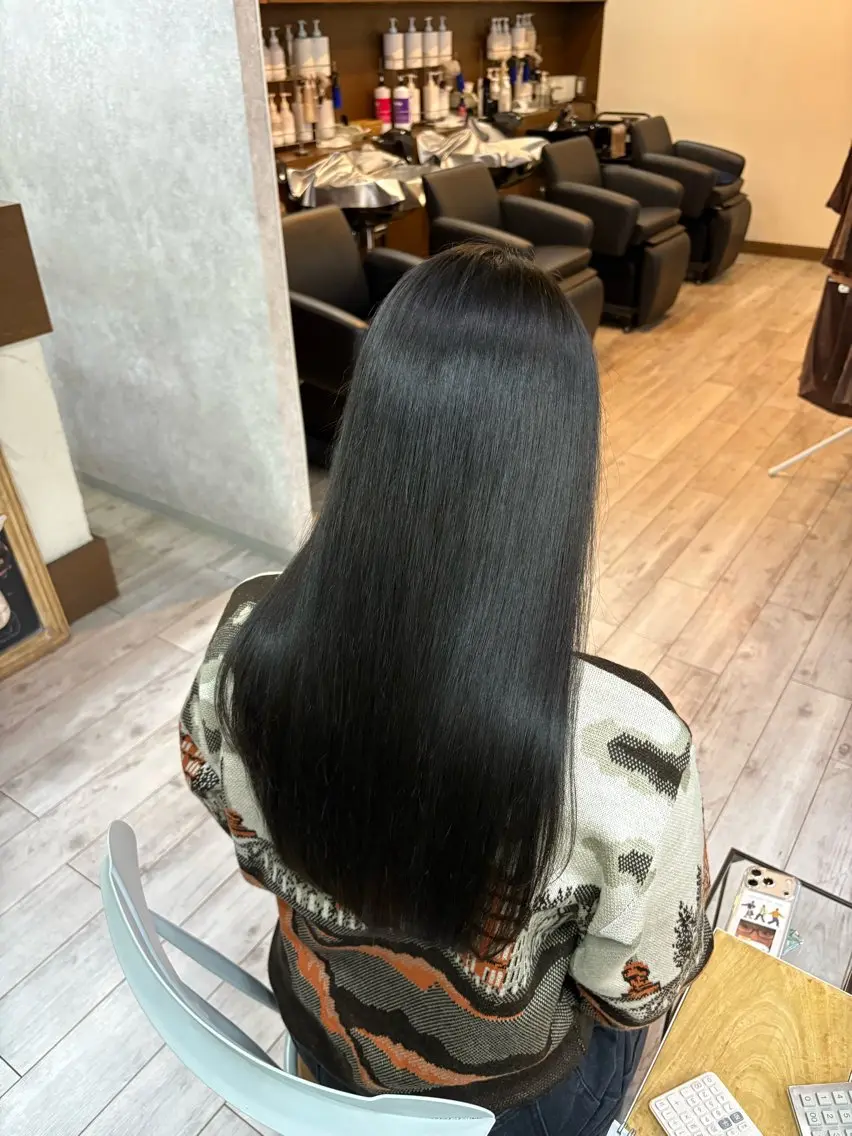 ロング カラー ヘアカラー なぎは/似合わせ・ ナチュラルカラーのヘアスタイル
