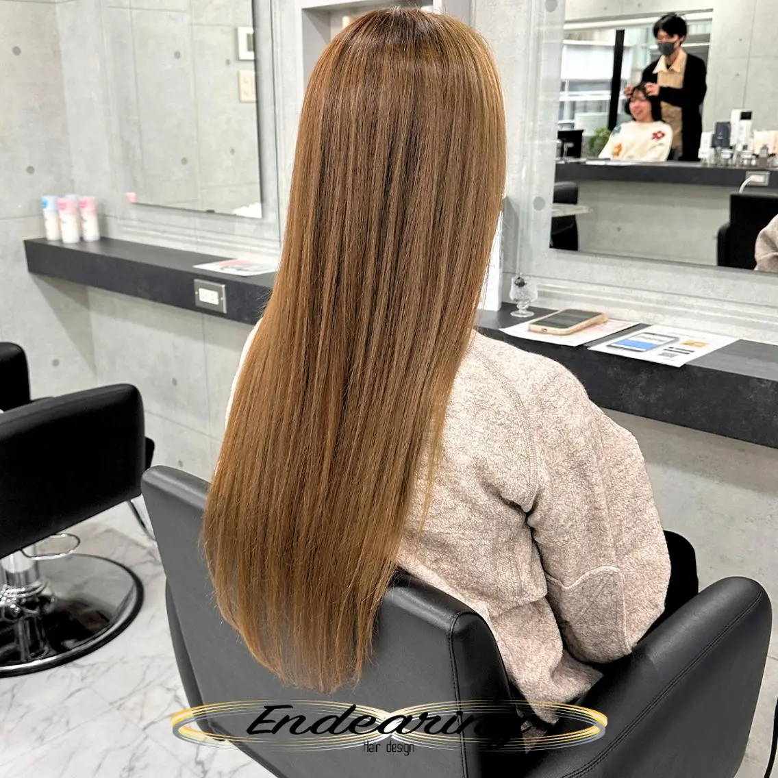 カラー ベージュカラー ブリーチ 透明感カラー ブリーチなしカラー カット ヘアカラー Endearing 銀座/YOKOのヘアスタイル