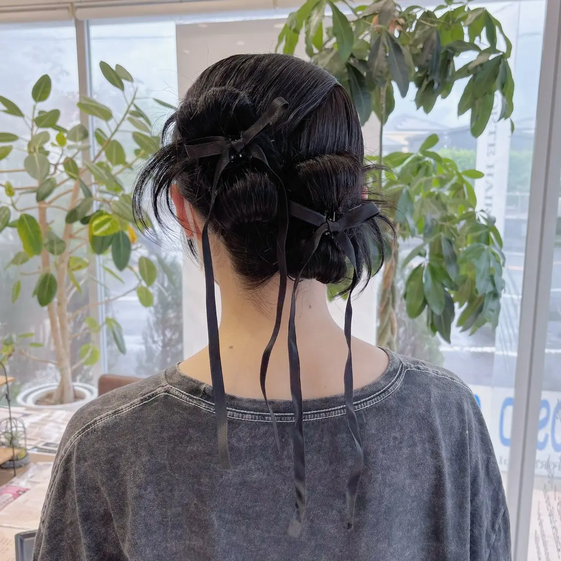 【推し事・お呼ばれヘアー🫧】くらげヘアーや編みおろし‪𓂃 𓈒𓏸 . 髪を全てまとめたアップスタイル❤️の写真