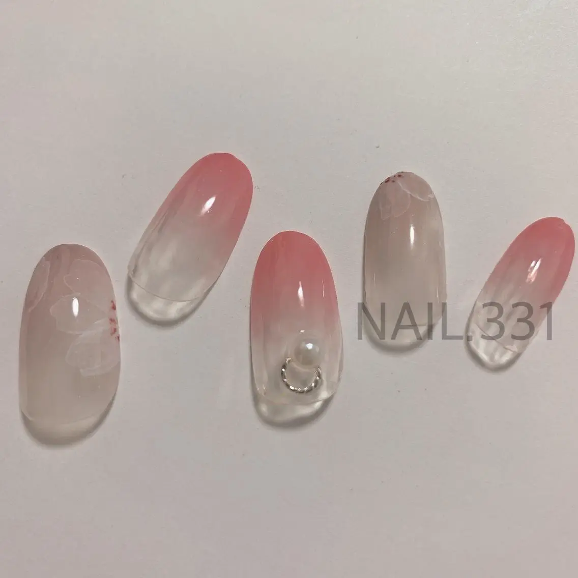 ネイル 桜ネイル グラデーション Nail 331のネイルデザイン