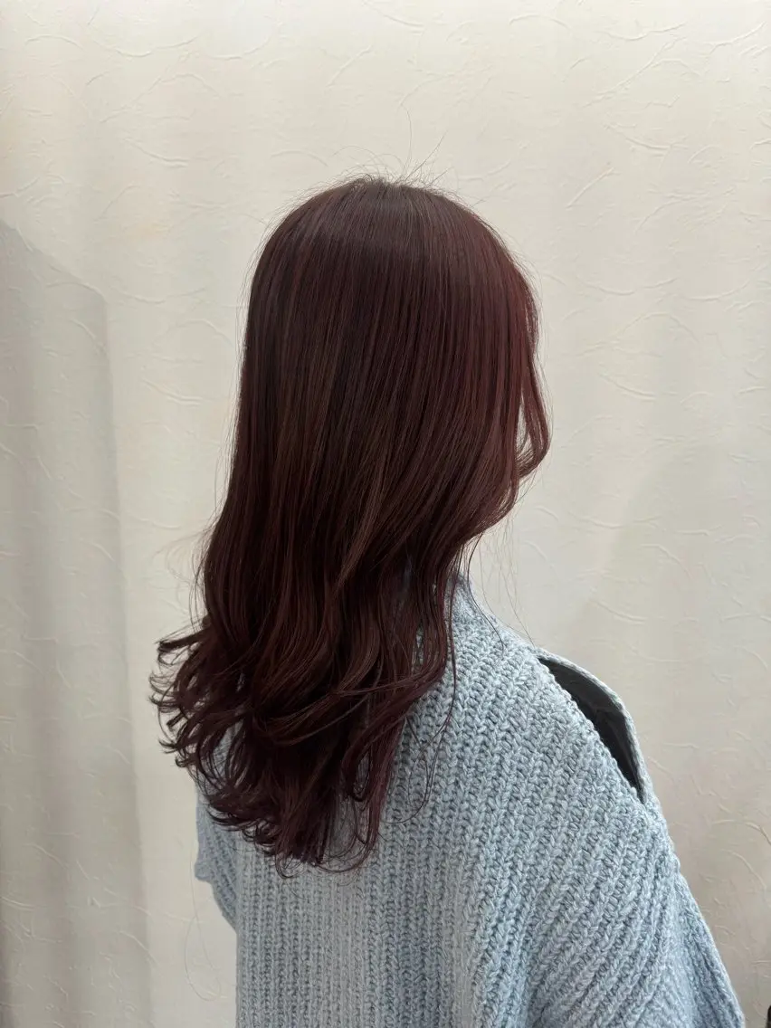 ロング ヘアカラー 透明感/グレージュ/ MOMOKO🩵のヘアスタイル