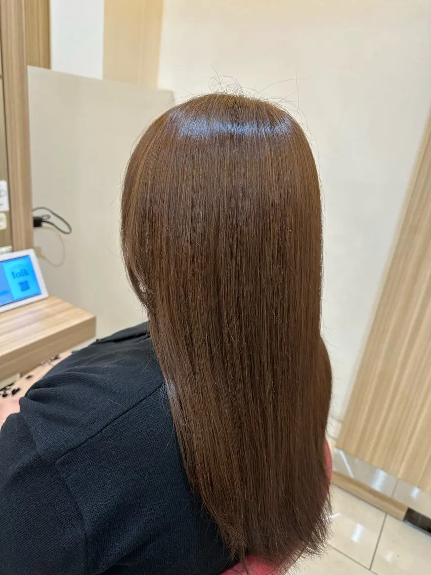 カラー ナチュラルヘア 神田一瑳のヘアスタイル
