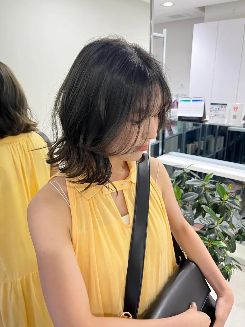 【 ヘッドスパ付き💆🏼♀️ 】ワンカラー + トリートメント + クイックスパ 15分🫧の写真