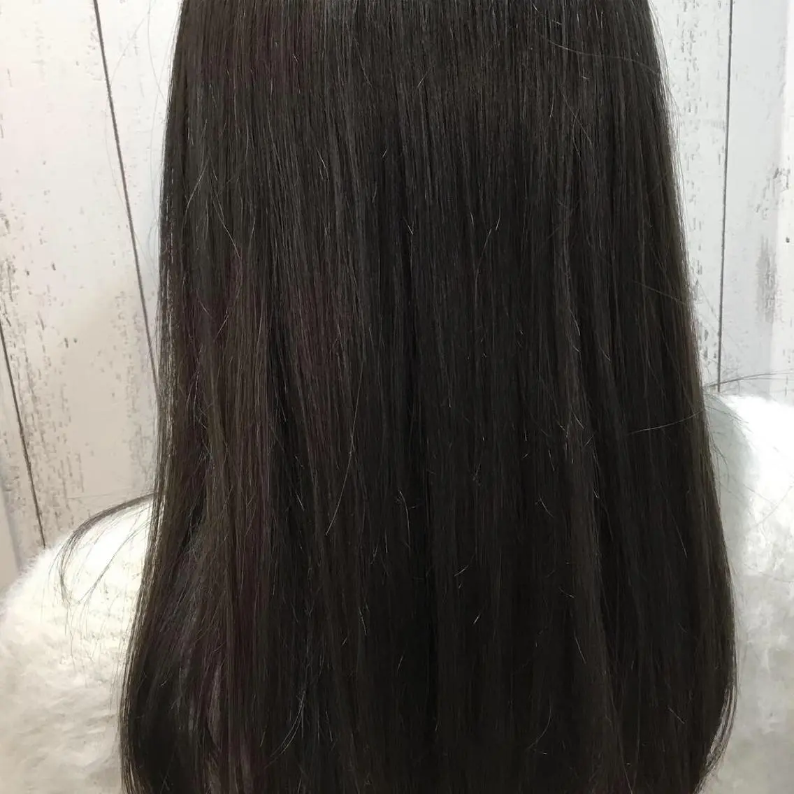 セミロング カラー パーマ 金崎 新吾のヘアスタイル