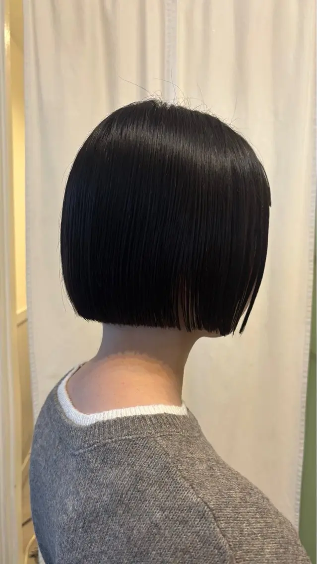 ショート ボブ カット TAP /金沢市 瀧川優羽 ໒꒱· ﾟのヘアスタイル