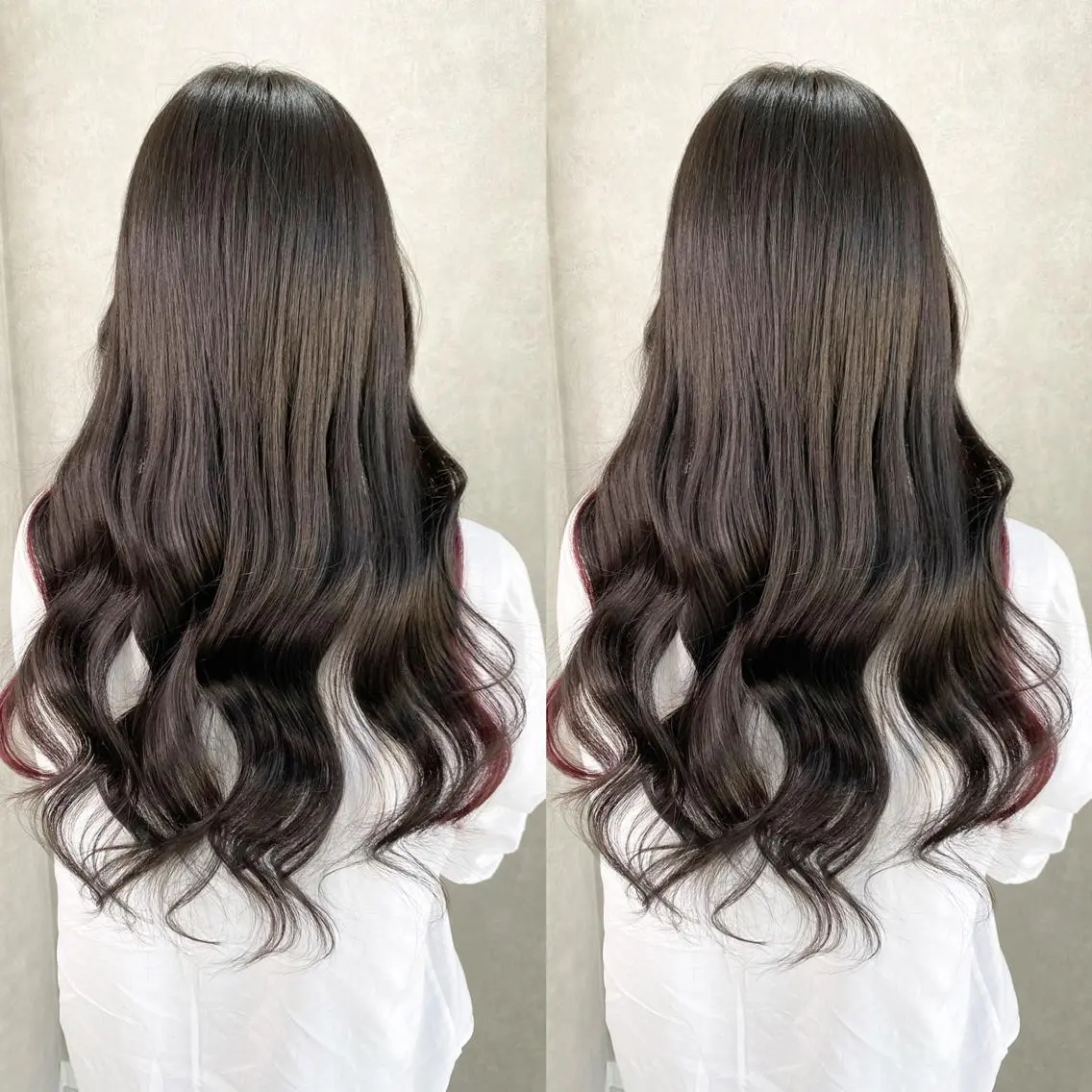 ミディアム シールエクステ エクステ 💎馴染むエクステ× TOMO💎のヘアスタイル