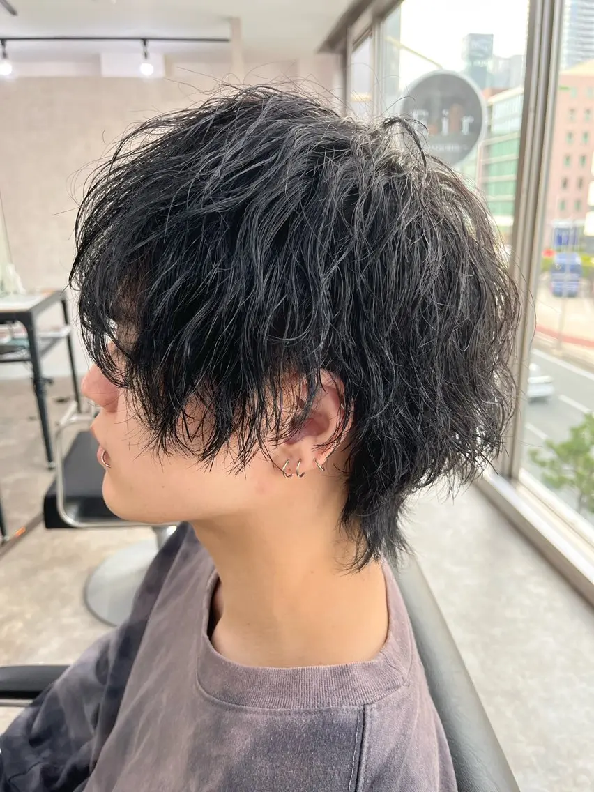 メンズ カット パーマ Men'ssalon LiG/kaitoのヘアスタイル