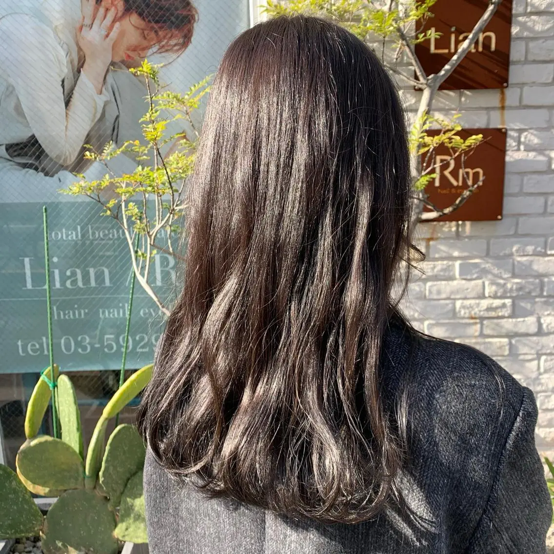 ロング カラー カット ヘアカラー くろだ ちはるのヘアスタイル