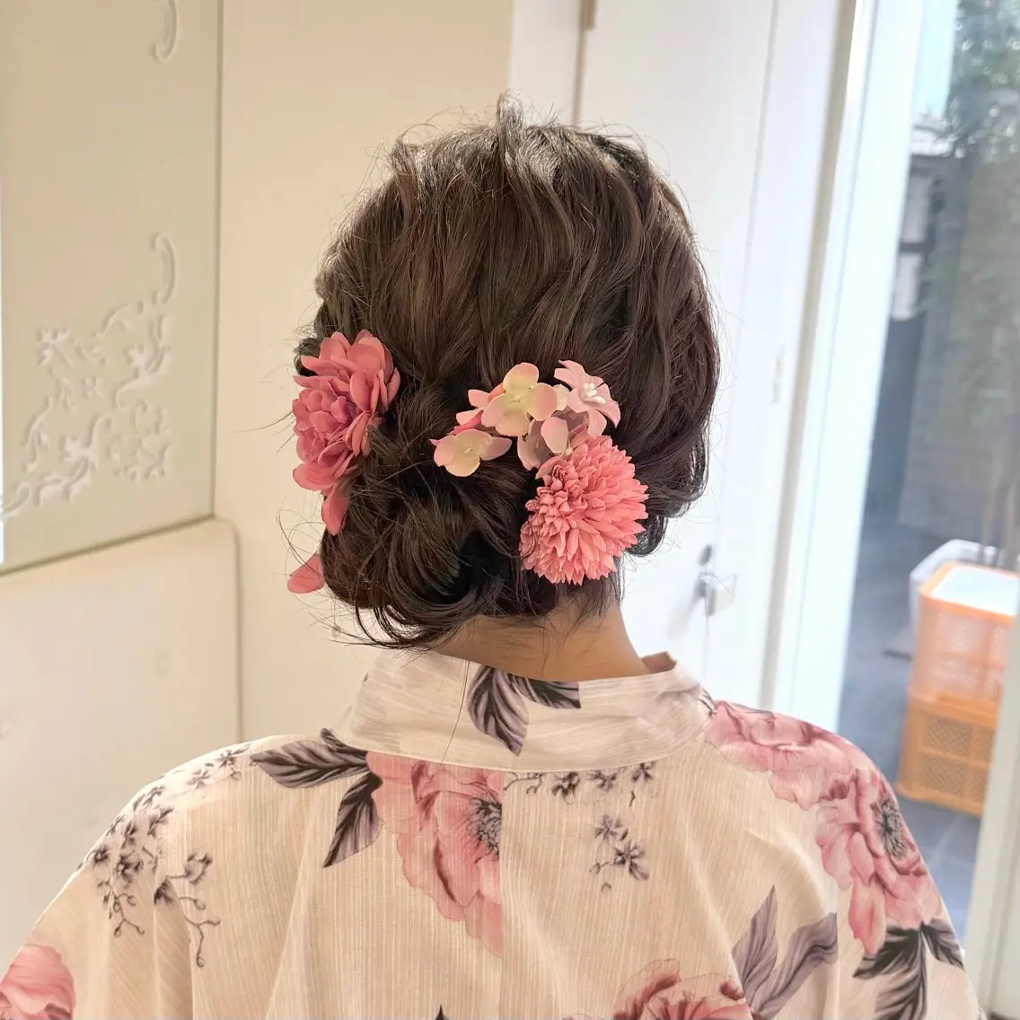 ヘアアレンジ 浴衣 ヘアセット ParveMix 🩶🫧入江 香名のヘアスタイル