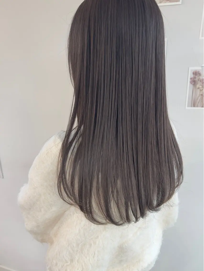 セミロング カラー ヘアアレンジ カット ヘアカラー トリートメント ヘアセット ブリーチなし透け感/ マンツーマン/Ryoのヘアスタイル