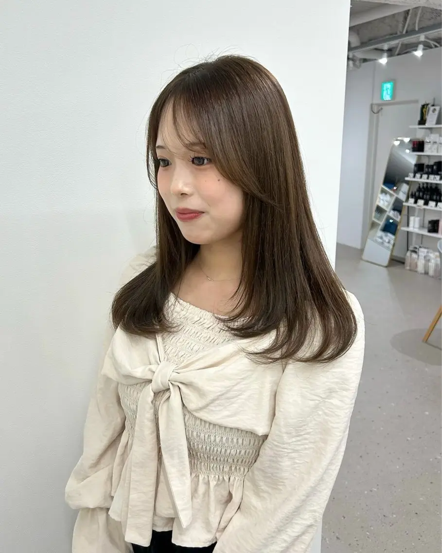 カラー ヘアカラー 松本 ゆらのヘアスタイル
