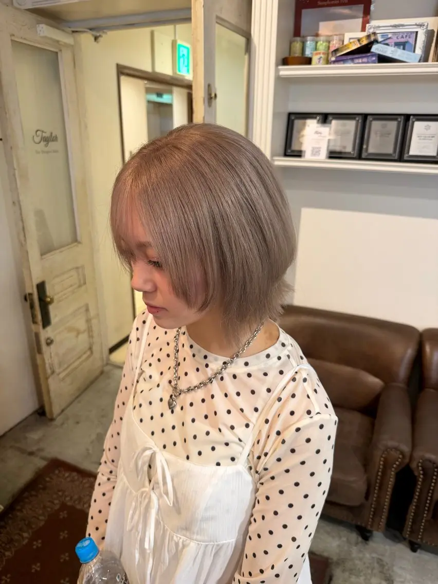 ショート カラー ヘアアレンジ ショートヘア ウルフカット カット ヘアカラー トリートメント ヘアセット 🌴カトウ ケイゴ🌴のヘアスタイル