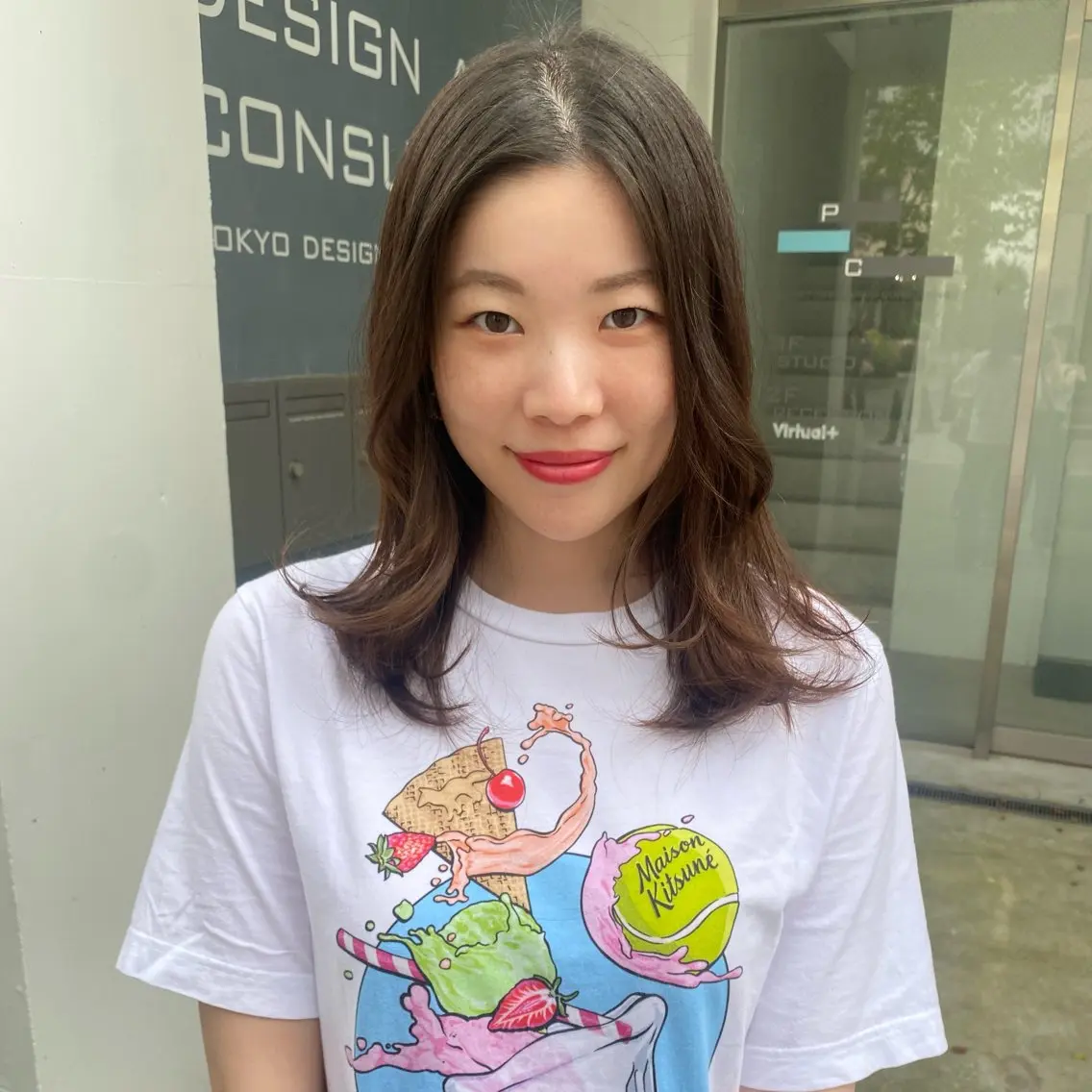 ミディアム ヘアアレンジ カット ヘアカラー トリートメント noa/ 渋谷のヘアスタイル