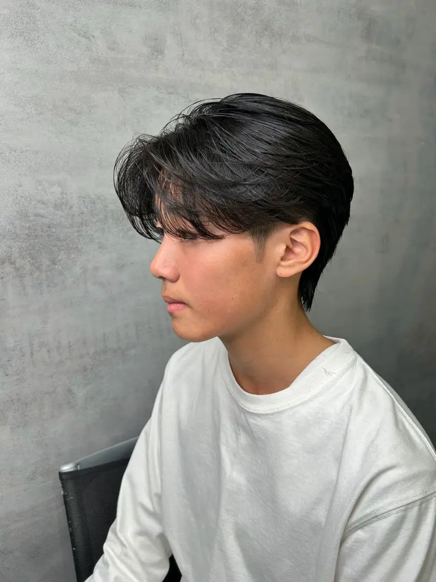 パーマ メンズ 静岡 / 毛流れ特化 /下居真大のヘアスタイル