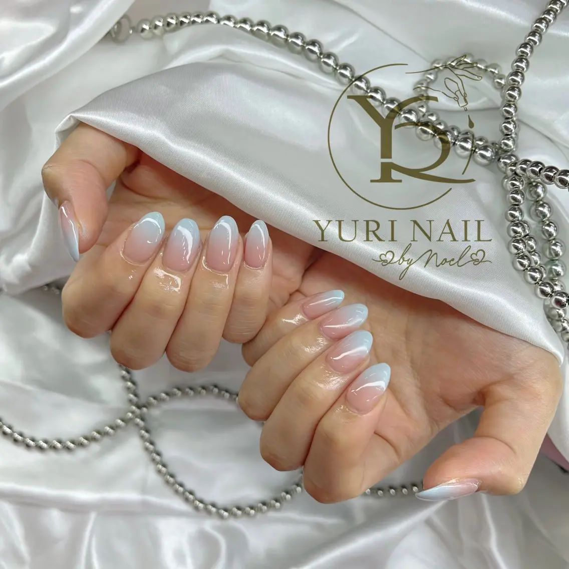 ネイル チークネイル フットネイル フレンチネイル グラデーション キラキラネイル ハンドネイル フットネイル ハンドケア YURI Nail Funabashiのネイルデザイン