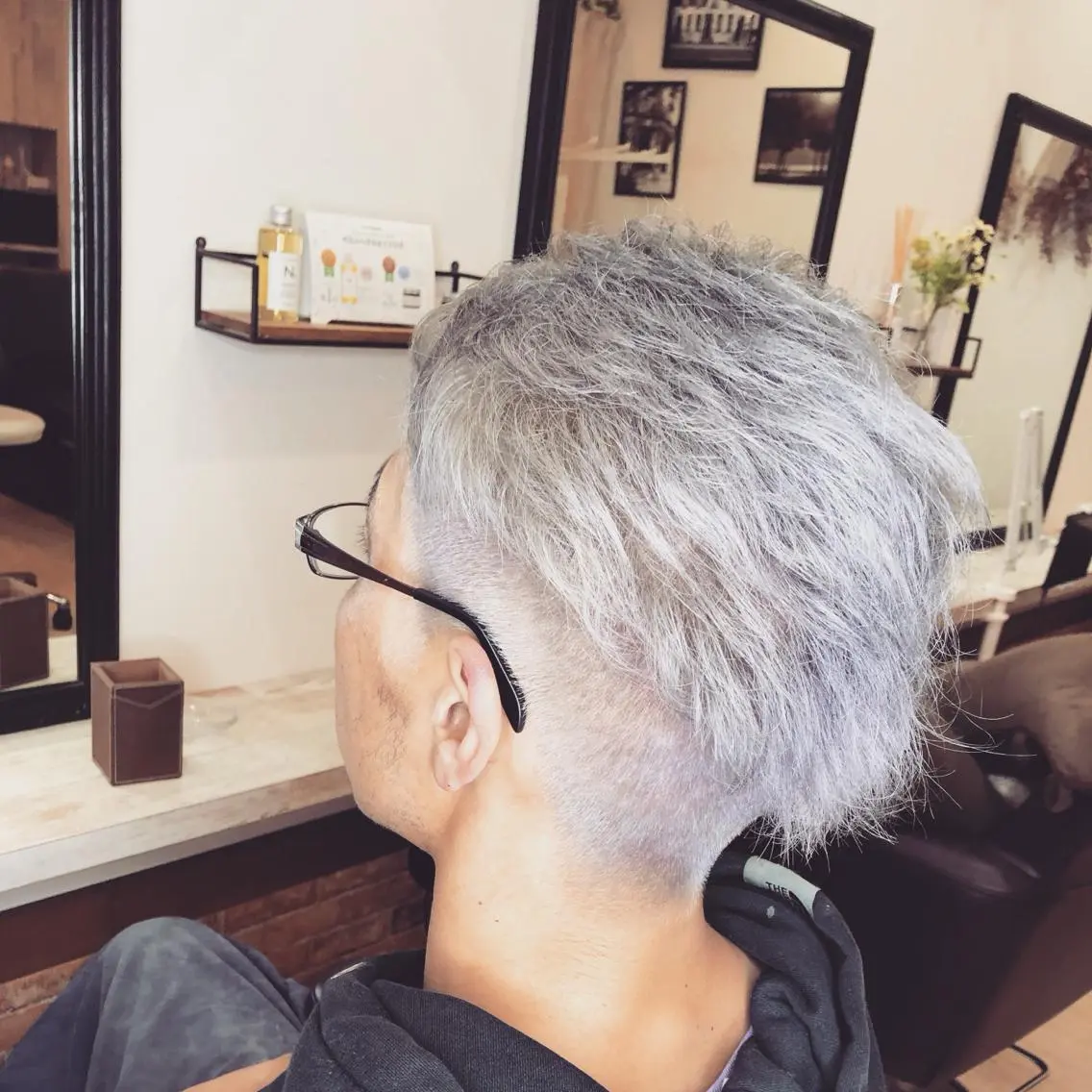 ショート カラー メンズ Lucet byNYNYのヘアスタイル