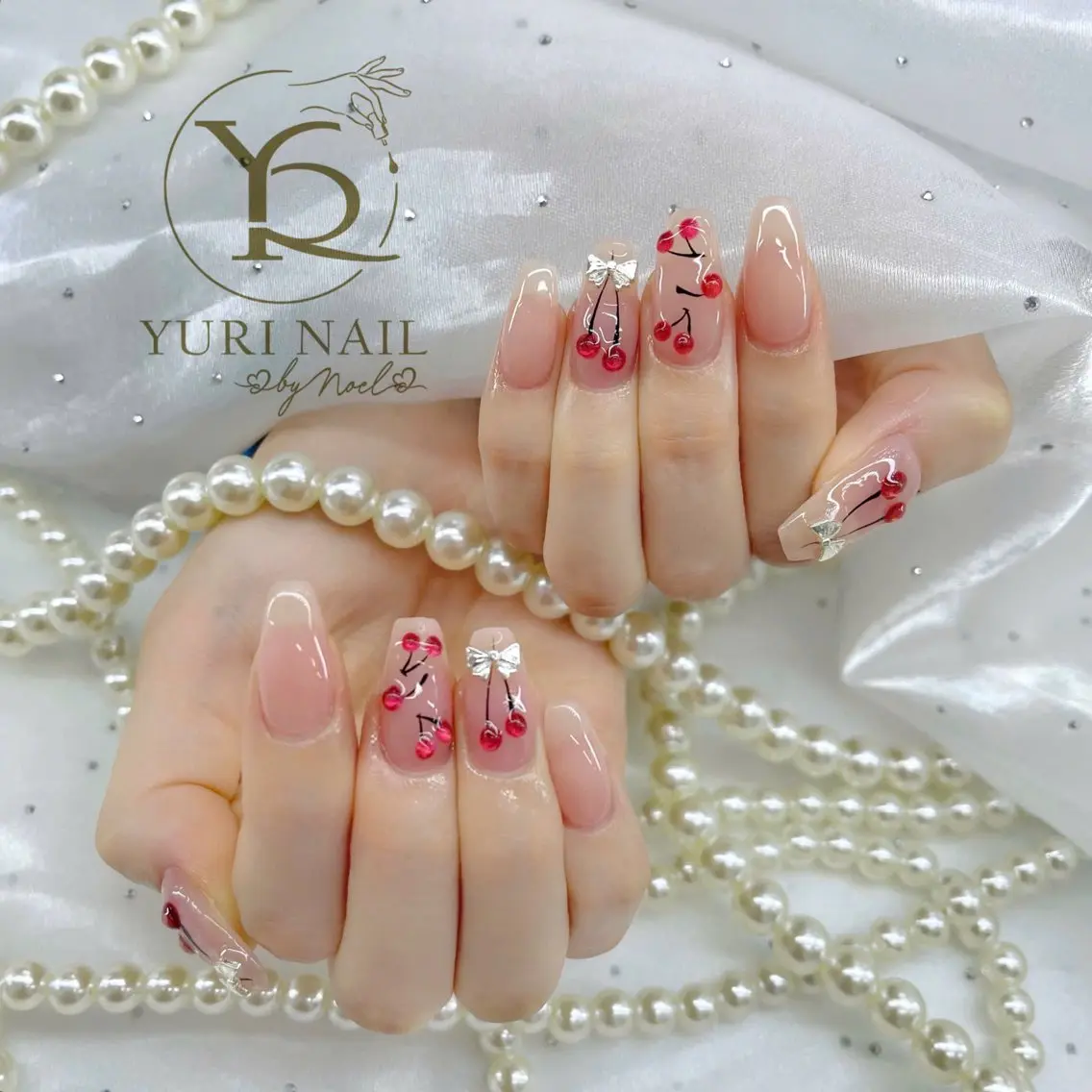 ネイル チークネイル フットネイル フレンチネイル グラデーション キラキラネイル ハンドネイル フットネイル ハンドケア YURI Nail Funabashiのネイルデザイン