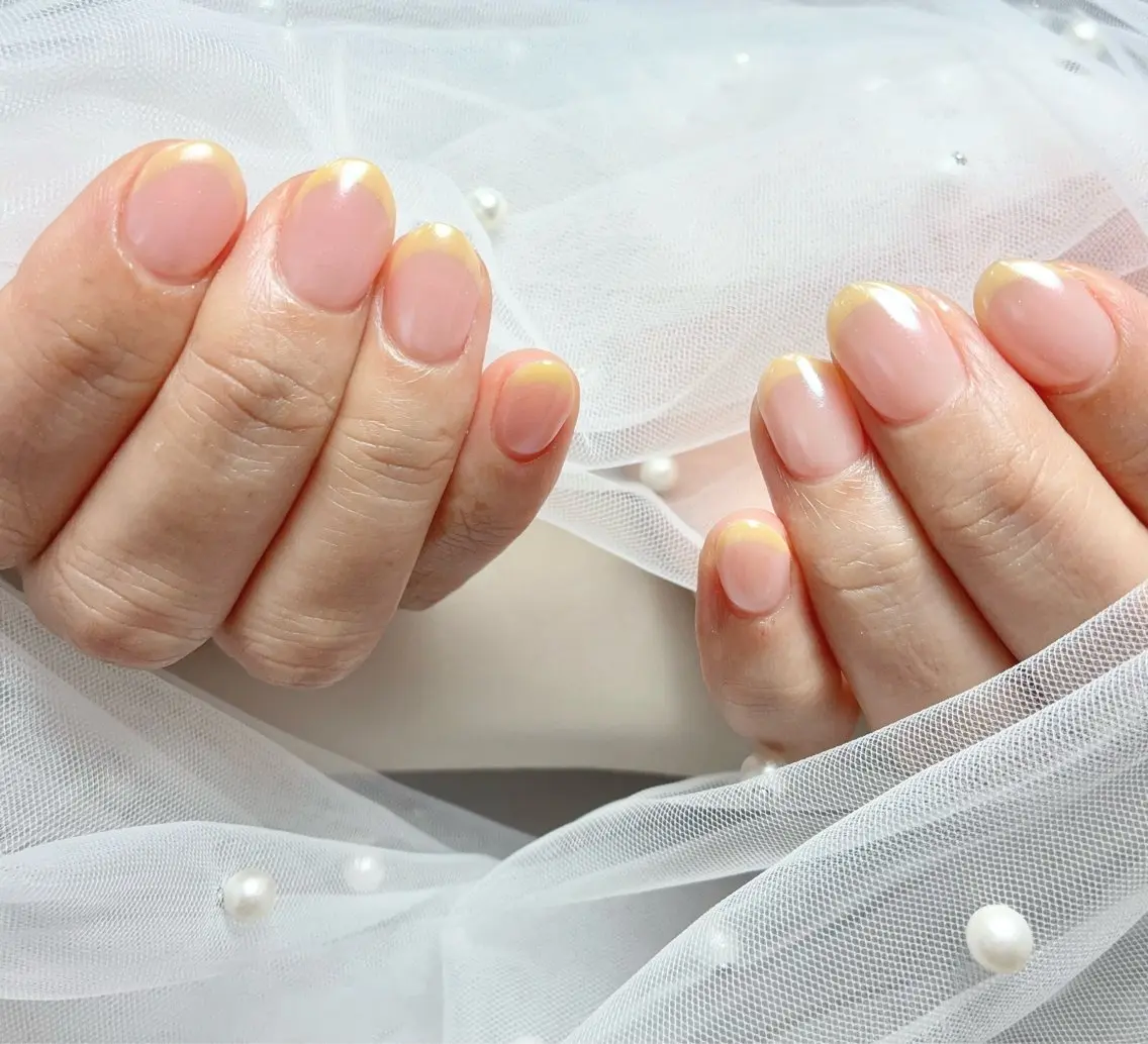 ネイル フレンチネイル 夏ネイル KA Linのネイルデザイン